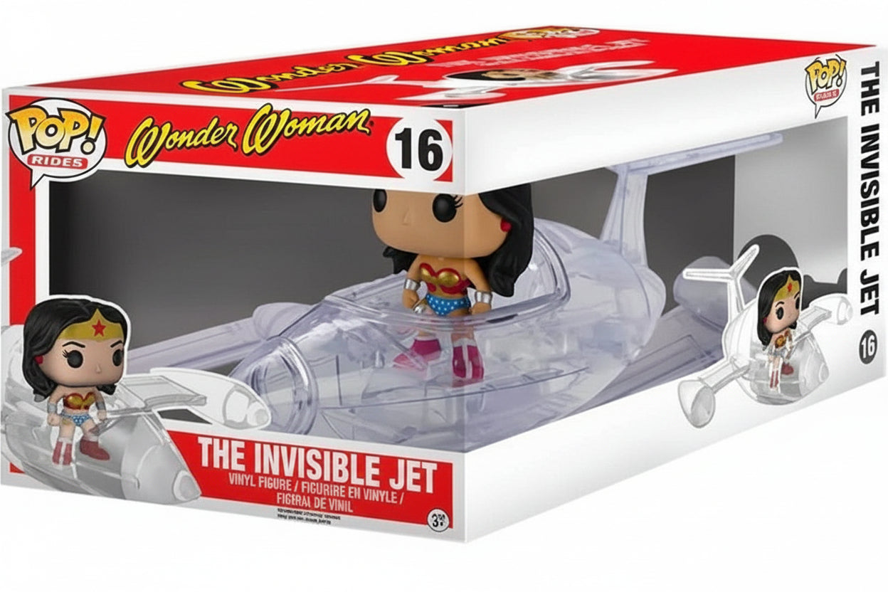 Funko Pop! Rides: DC – Wonder Woman with Invisible Jet #16
