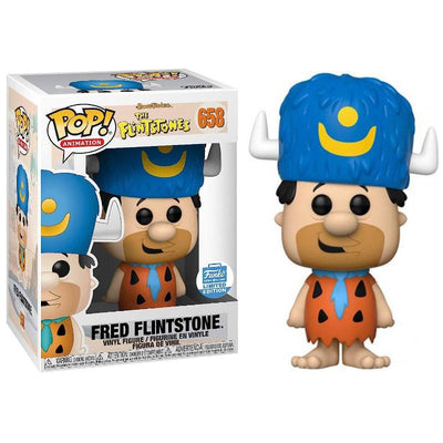 Funko Pop! Animation The Flintstones Fred Flintstone #658 Water Buffalo Hat Funko Shop Exclusive in box