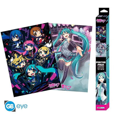 HATSUNE MIKU - Set 2 Chibi Posters