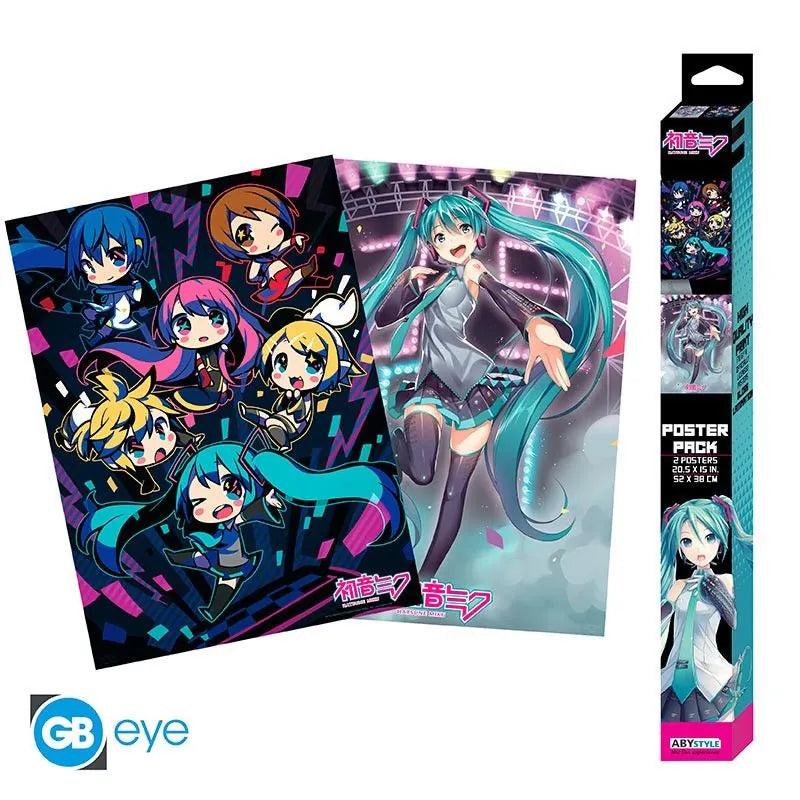HATSUNE MIKU - Set 2 Chibi Posters