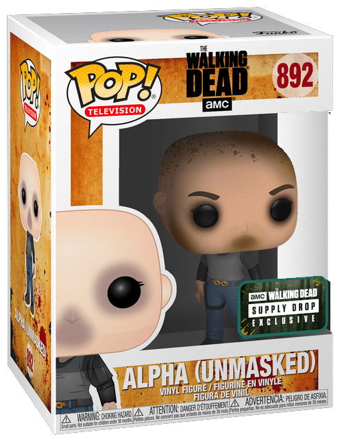 Funko Pop! The Walking Dead Alpha Unmasked #892 boxed