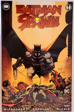 Batman/Spawn #1 Greg Capullo and Todd McFarlane Cover A raw cover reference