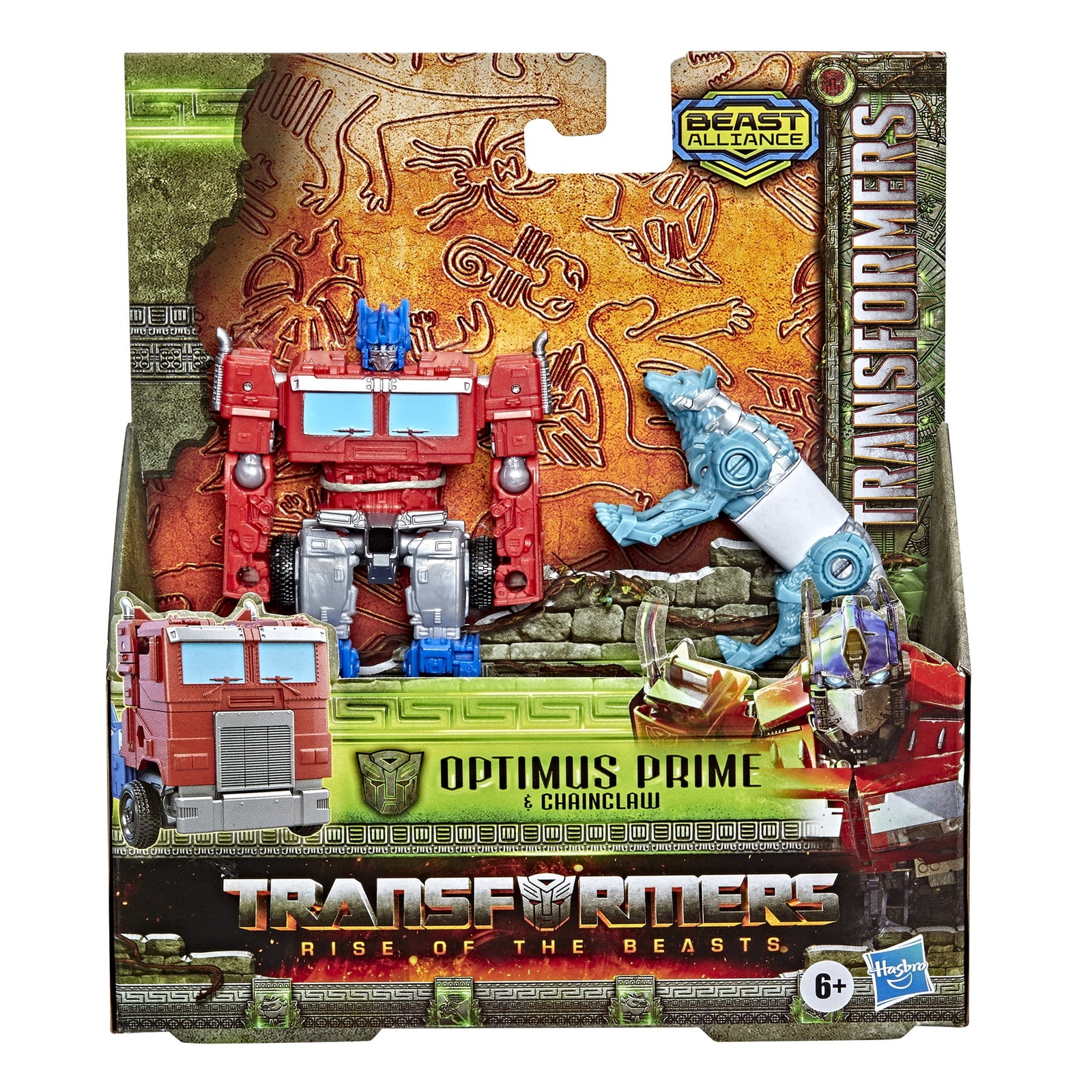 Transformers Rise Of The Beasts - Beast Alliance Optimus Prime & Chainclaw