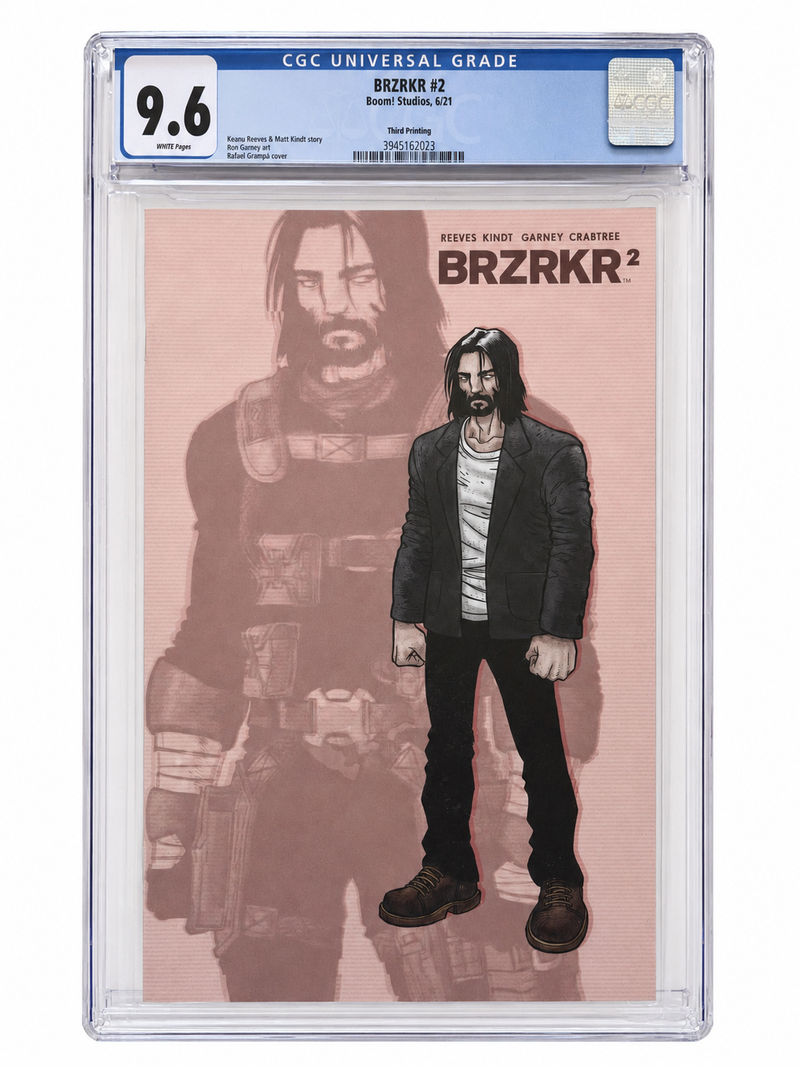BRZRKR #2 Third Printing Rafael Grampa cover CGC 9.6 cert 3945162023 enhanced slab photo