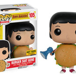 Funko Pop! Bob's Burgers Burger Suit Gene #105 out of box