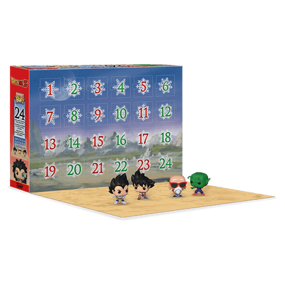 Funko Pocket Pop Dragon Ball Z 24 day advent calendar manufacturer stock image