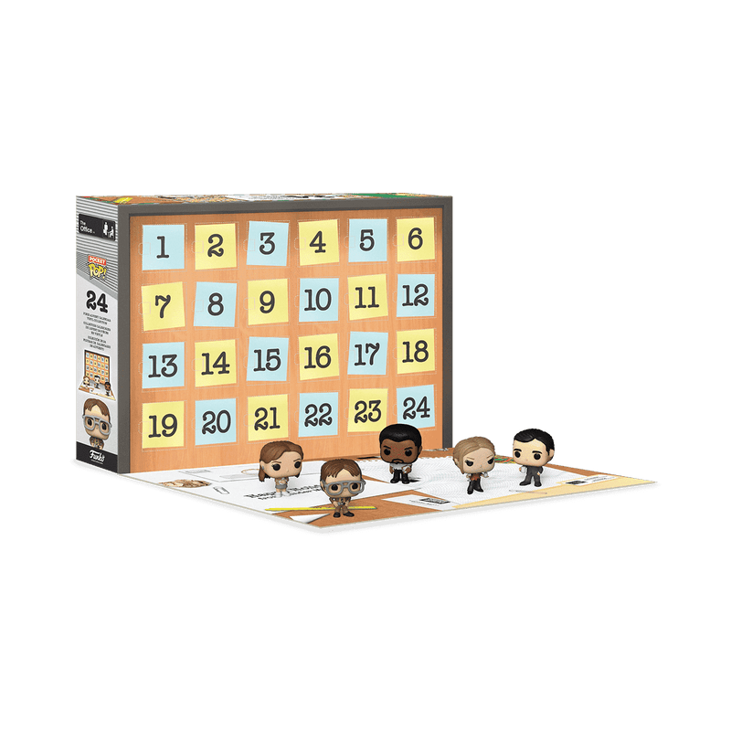Funko Pocket Pop Office 24 day advent calendar manufacturer stock image