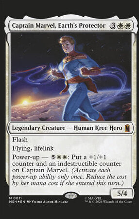Captain Marvel Dark Past #3 Victor Adame Minguez Magic The Gathering variant cover