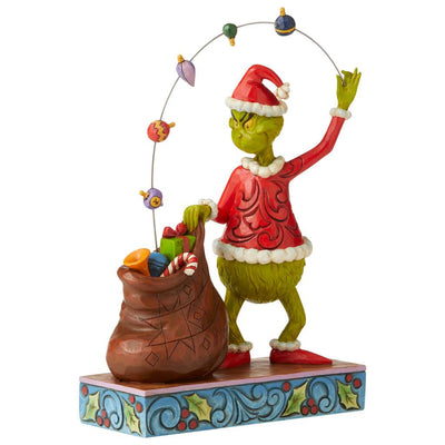 Jim Shore Grinch Juggling Gifts Into Bag figurine 6006568