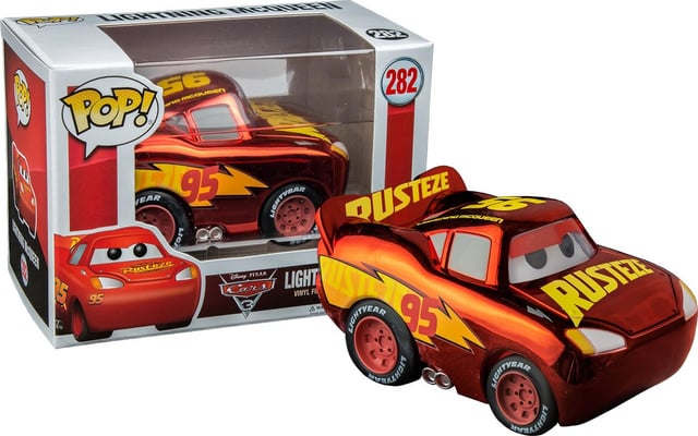 Funko Pop! Disney Pixar Cars 3 – Lightning McQueen #282 (Chrome, Target Exclusive)