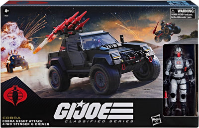 G.I. Joe Classified Series Cobra Night Attack 4-WD Stinger & Driver