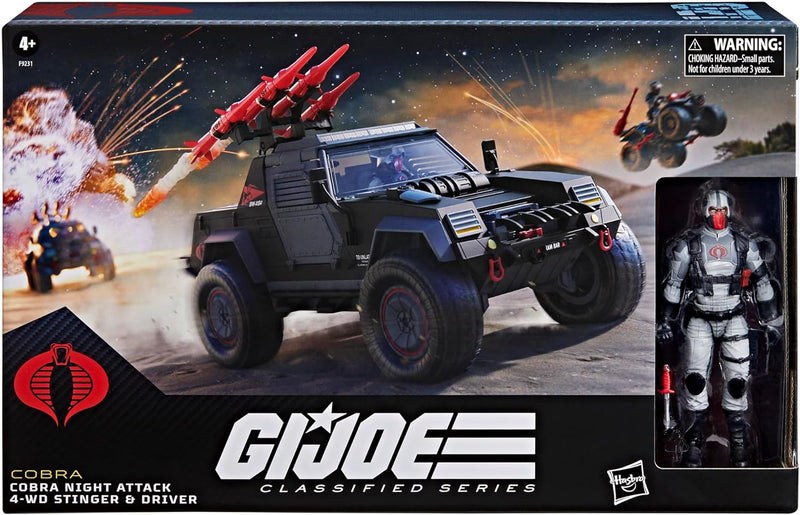 G.I. Joe Classified Series Cobra Night Attack 4-WD Stinger & Driver