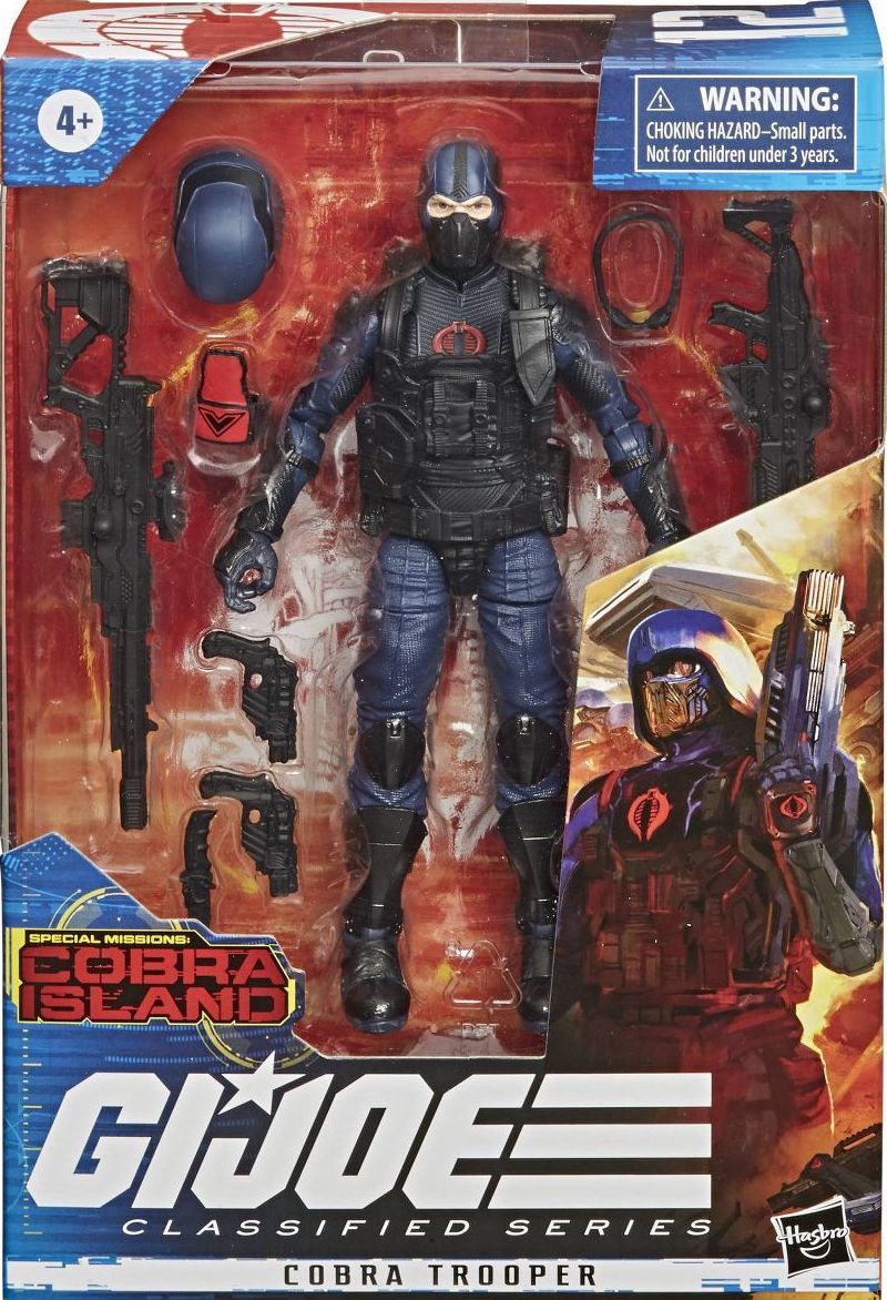 G.I. Joe 6" Classified Series Cobra Trooper (Cobra Island) (Blue Collar Variation) #12
