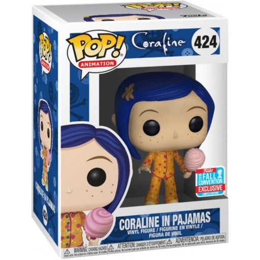 Funko Pop! Coraline in Pajamas #424 2018 Fall Convention Exclusive boxed