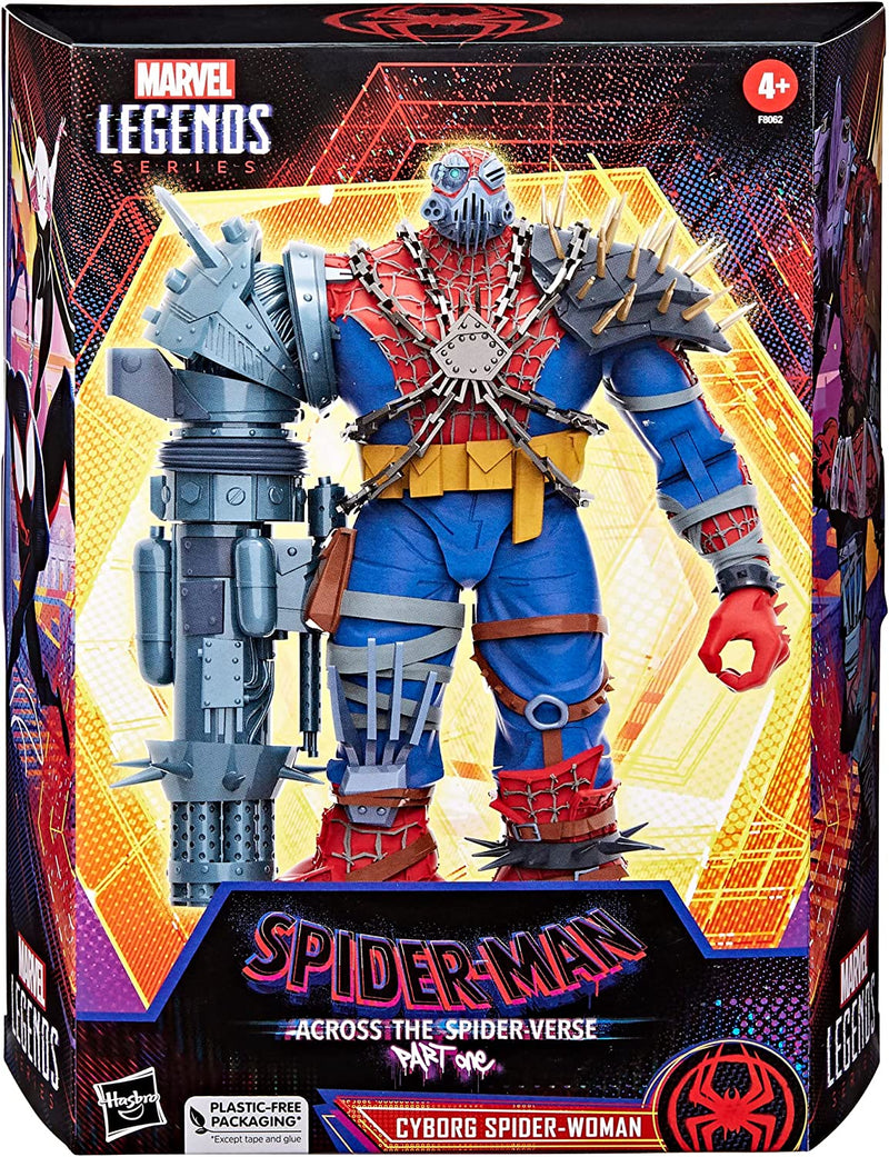 Marvel Legends Exclusives Spider-Man: Across The Spider-Verse Deluxe Action Figure Cyborg Spider-Woman