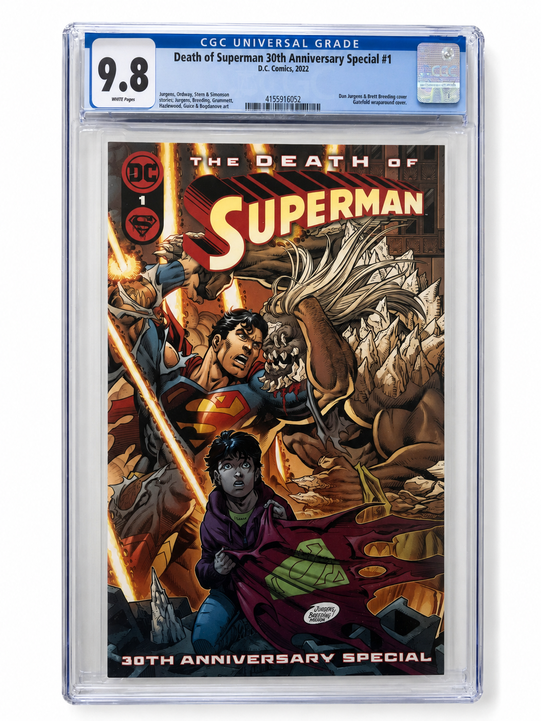 Death of Superman 30th Anniversary Special #1 CGC 9.8 cert 4155916052