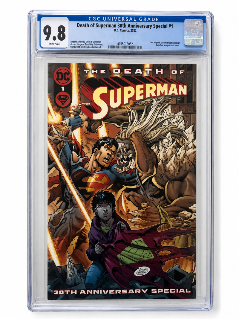 Death of Superman 30th Anniversary Special #1 CGC 9.8 cert 4155916052
