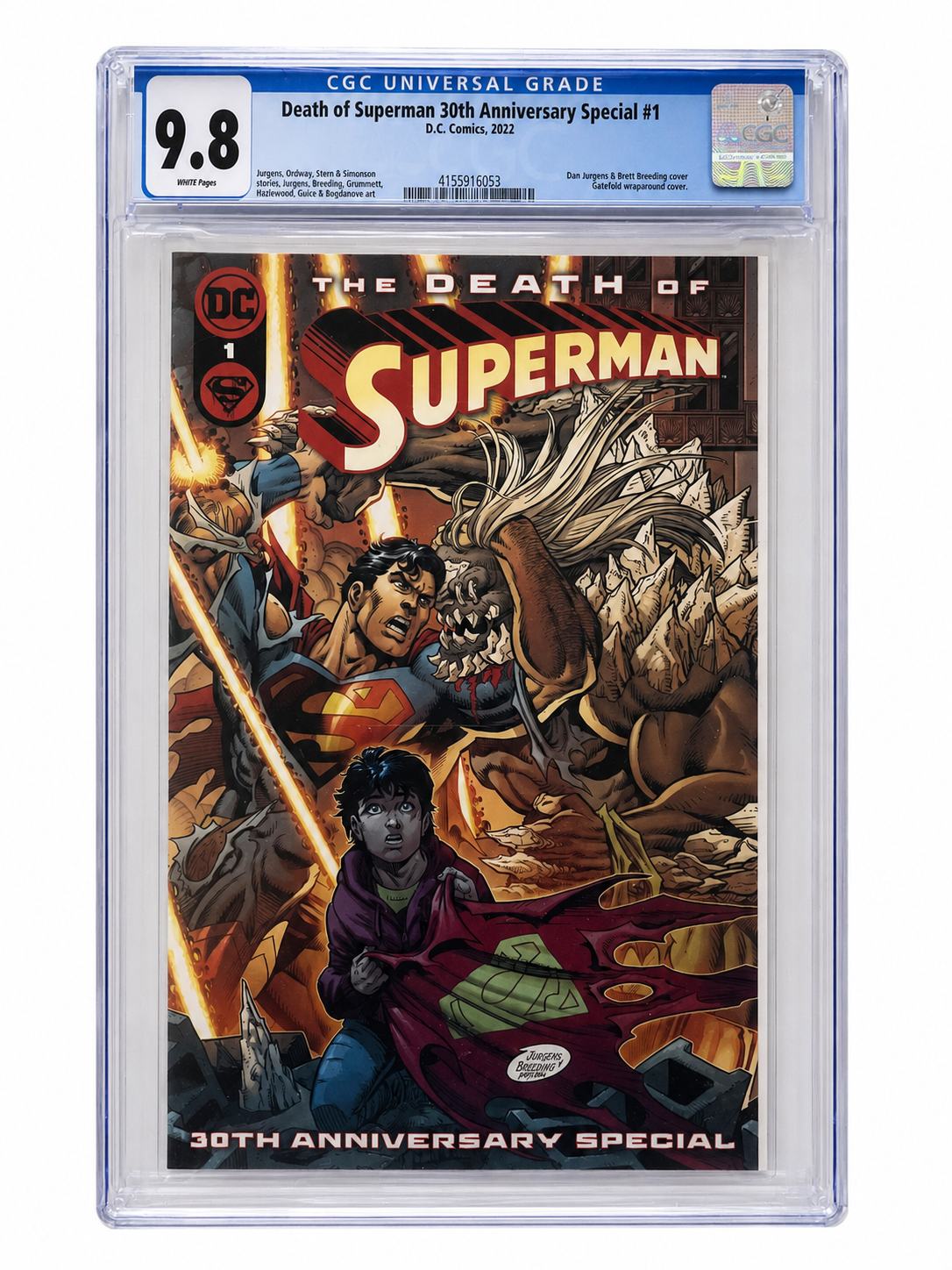 Death of Superman 30th Anniversary Special #1 CGC 9.8 cert 4155916053