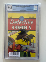 Detective Comics #27 2022 Facsimile Edition CGC 9.8 original slab photo, certification 4131565030