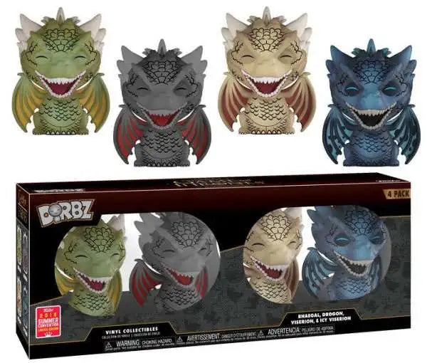 Funko Game of Thrones Dorbz Dragons Exclusive Vinyl Figure 4-Pack