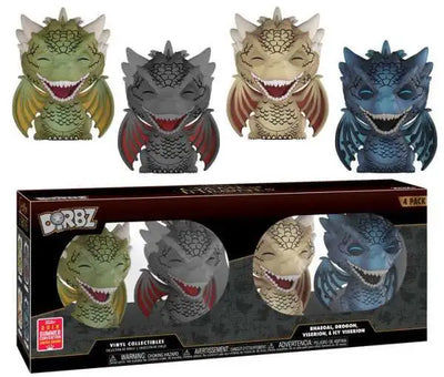 Funko Game of Thrones Dorbz Dragons Exclusive Vinyl Figure 4-Pack