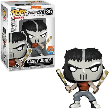 Funko Pop TMNT Casey Jones #36 PX PREVIEWS Exclusive Vinyl Figure