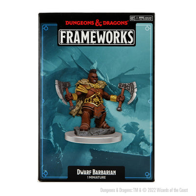 Dungeons & Dragons Miniatures: Frameworks - Female Dwarf Barbarian (Wave 1)