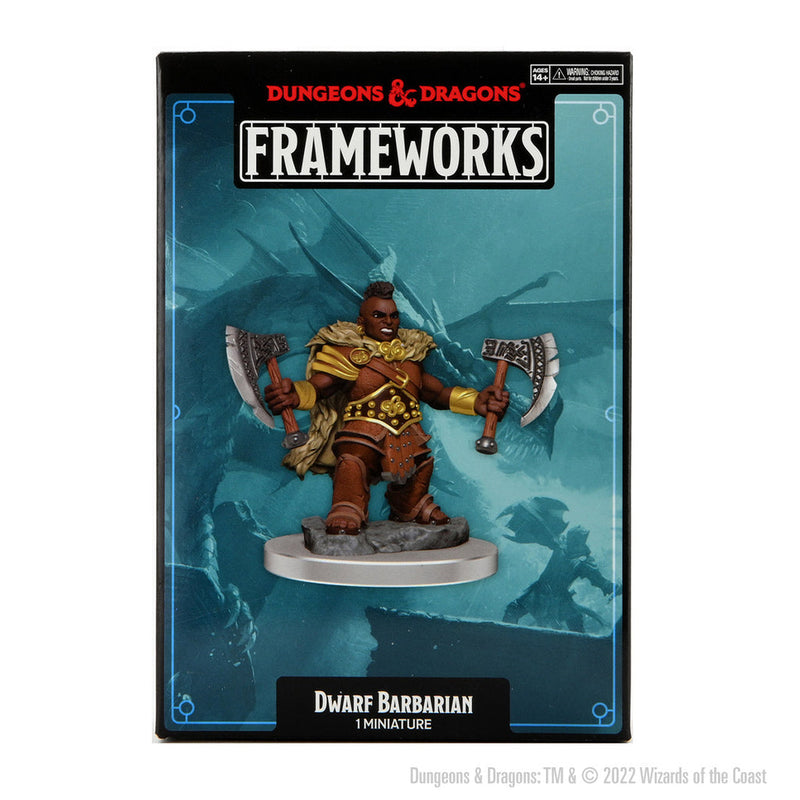 Dungeons & Dragons Miniatures: Frameworks - Female Dwarf Barbarian (Wave 1)