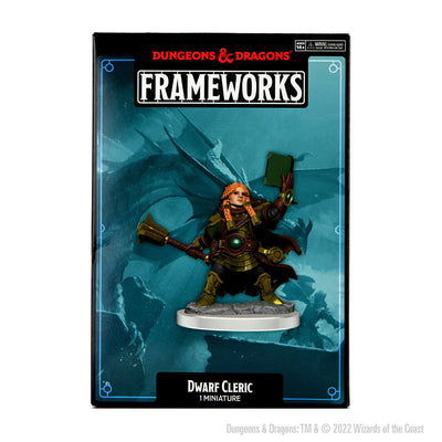 Dungeons & Dragons Miniatures: Frameworks - Female Dwarf Cleric (Wave 1)