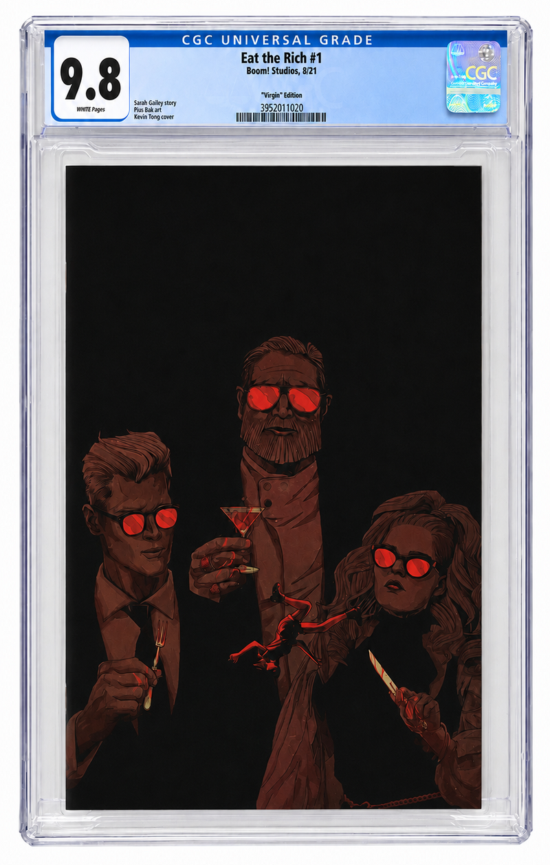 Eat the Rich #1 Kevin Tong Virgin Edition CGC 9.8 cert 3952011020
