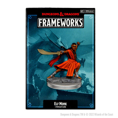 Dungeons & Dragons Miniatures: Frameworks - Male Elf Monk (Wave 1)