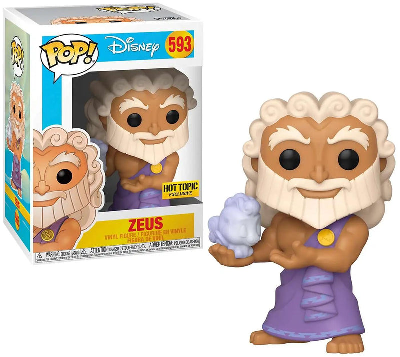 Funko Pop Disney Hercules Zeus #593 Hot Topic Exclusive Vinyl Figure