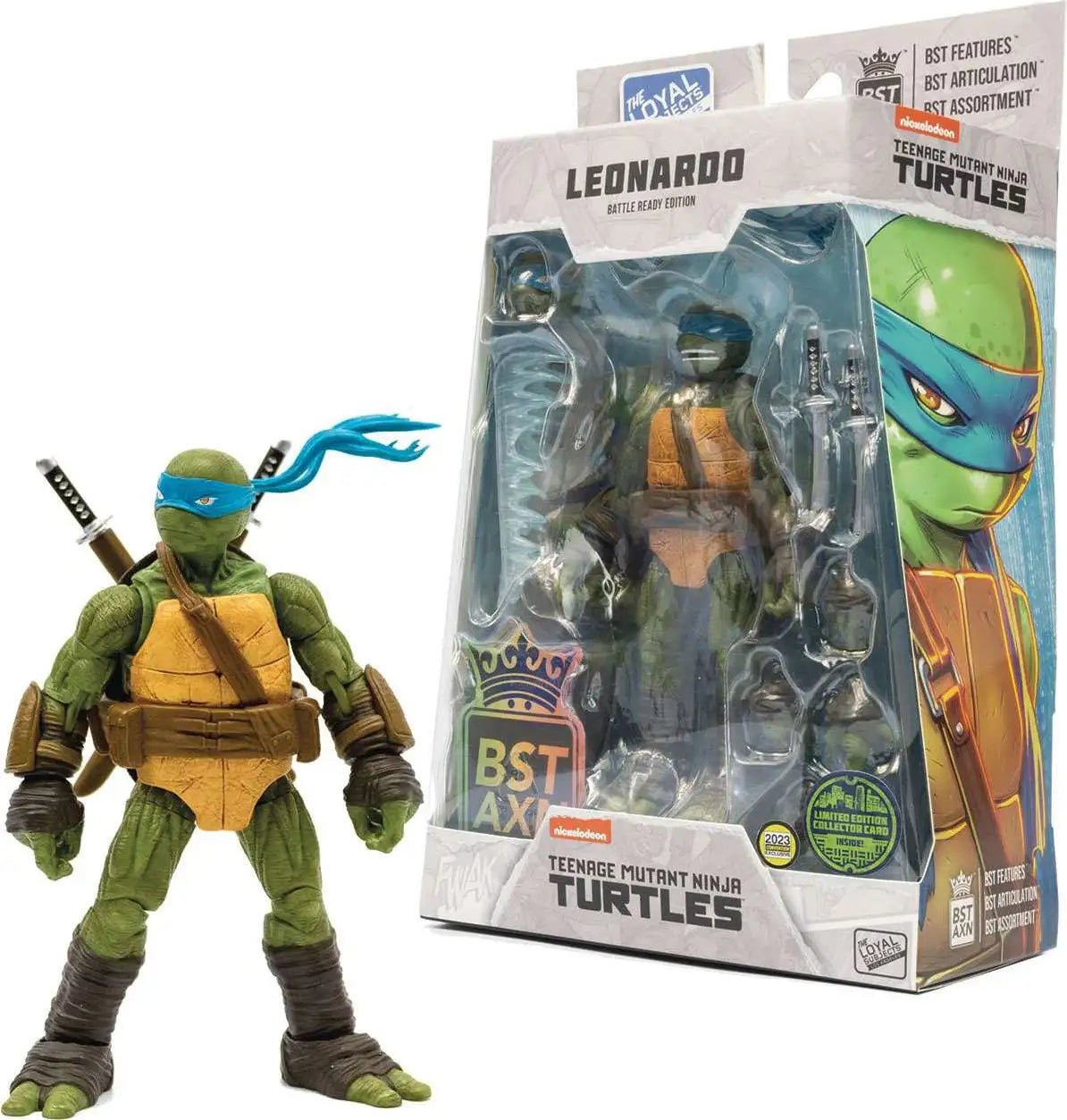BST AXN Teenage Mutant Ninja Turtles – Leonardo Battle Ready Edition SDCC 2023 Action Figure