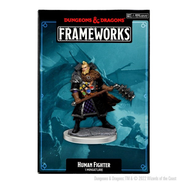 Dungeons & Dragons Miniatures: Frameworks - Male Human Fighter (Wave 1)