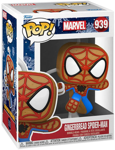 Funko Pop! Marvel Holiday – Gingerbread Spider-Man #939 in box