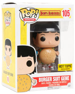 Funko Pop! Animation Bob's Burgers Burger Suit Gene #105 in box