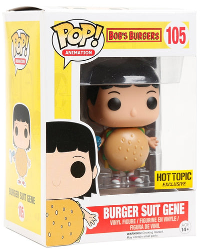 Funko Pop! Animation Bob's Burgers Burger Suit Gene #105 in box