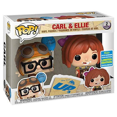 Funko Pop! Disney Pixar Up Carl & Ellie 2-Pack boxed