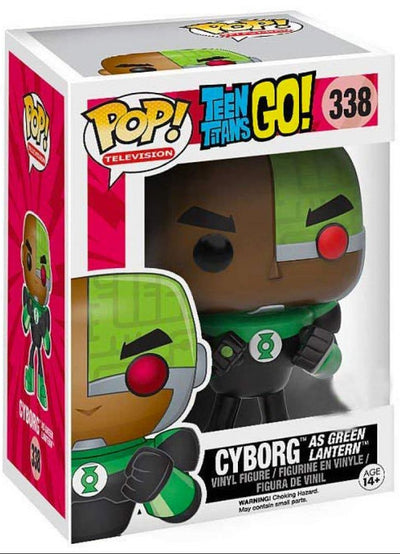 Funko Pop! Teen Titans Go! Cyborg as Green Lantern #338 in box