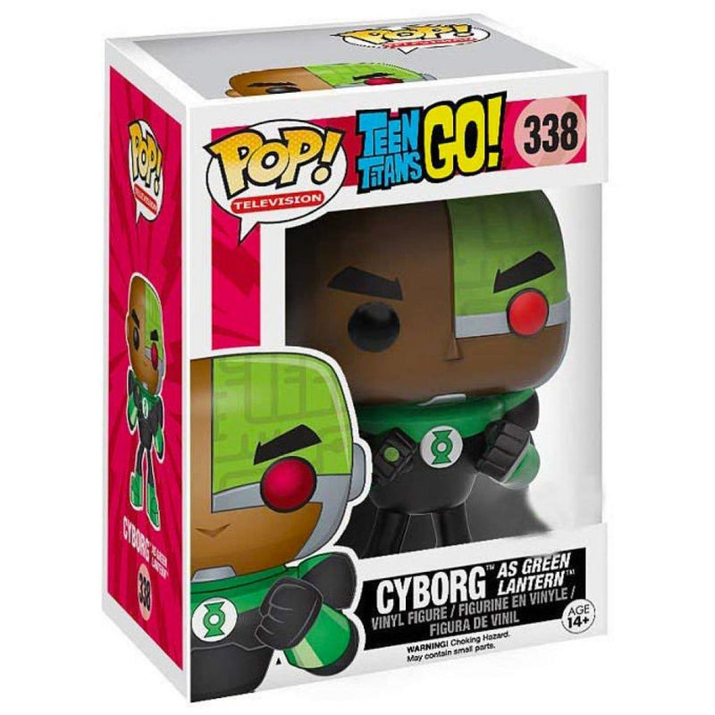Funko Pop! Teen Titans Go! Cyborg as Green Lantern #338 in box