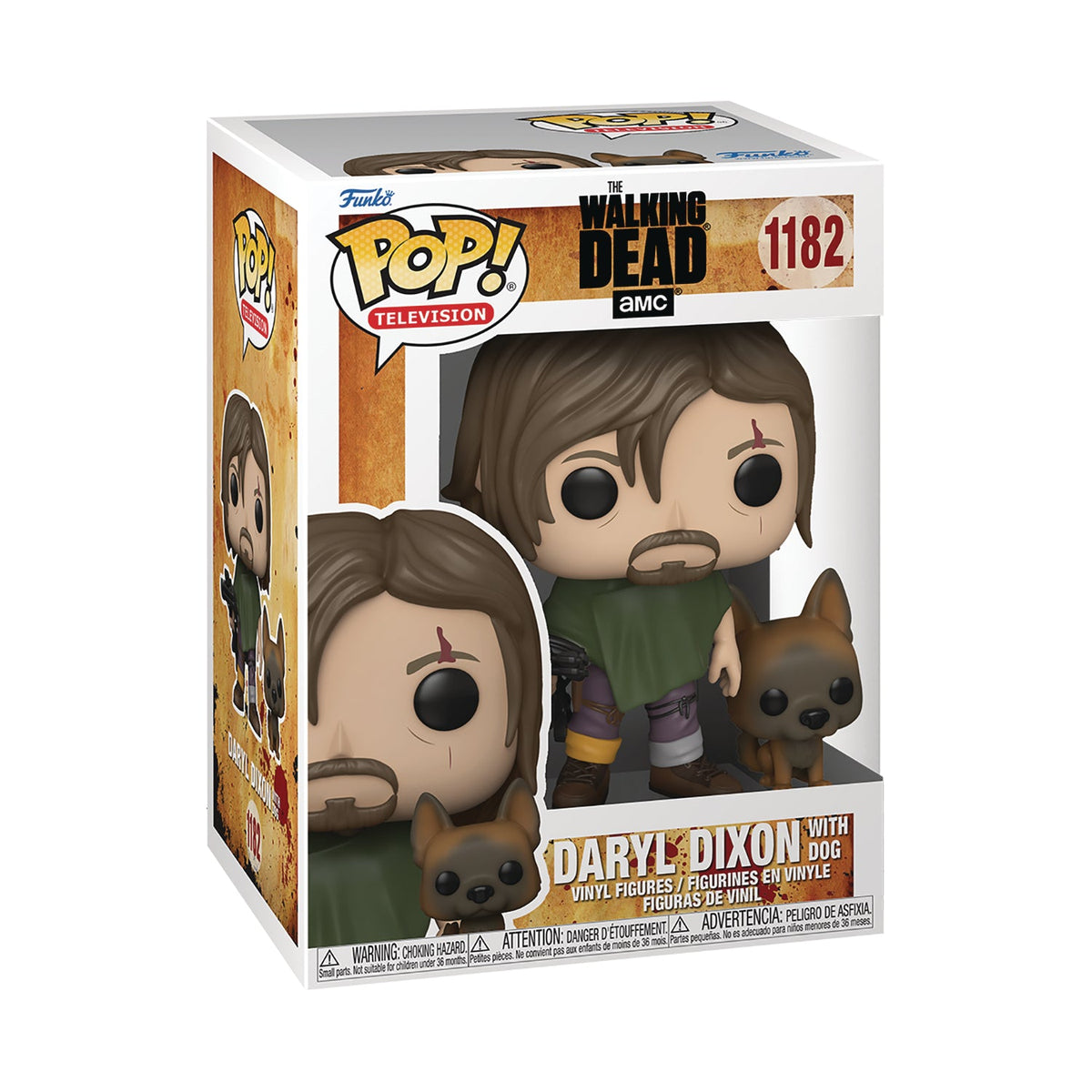 Funko Pop! The Walking Dead Daryl Dixon with Dog #1182 — in box