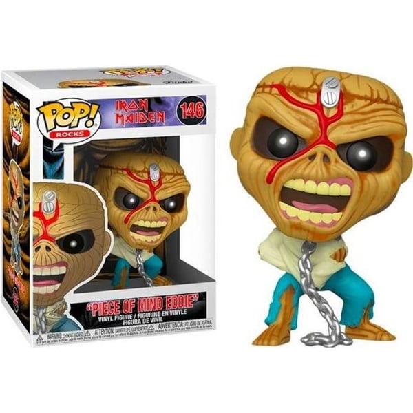 Funko Pop! Rocks Iron Maiden Piece of Mind Eddie #146 in box
