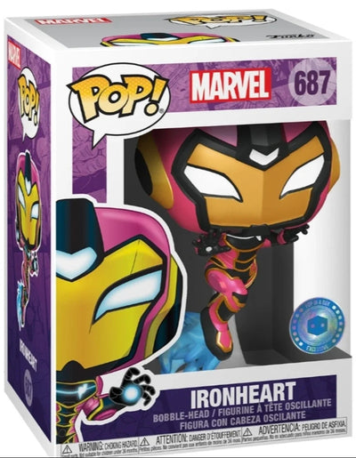 Funko Pop! Marvel Ironheart #687 in box
