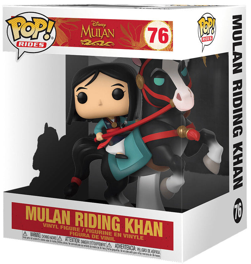 Funko Pop! Disney Mulan Riding Khan #76 in box