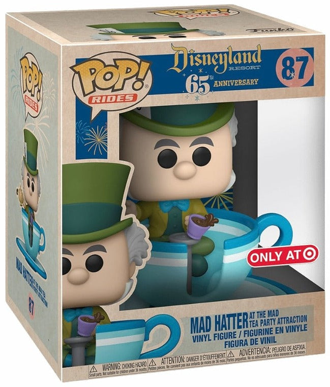Funko Pop! Disneyland Mad Hatter at Mad Tea Party #87 in box