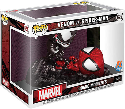 Funko Pop Marvel Venom vs Spider-Man #625 metallic Comic Moments figure