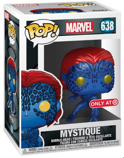 Funko Pop! Marvel Mystique (Metallic) #638 – Target Exclusive