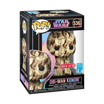 Funko POP! Artist Series: Star Wars Obi-Wan Kenobi #536 with Pop! Protector (Target Exclusive)