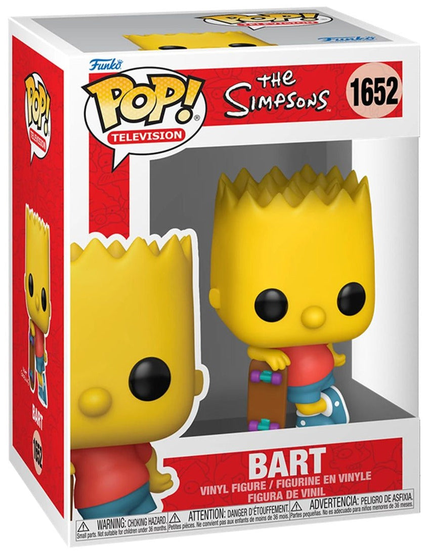 Funko Pop! The Simpsons Bart with skateboard #1652 in box