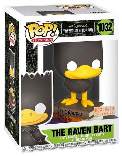 Funko Pop! The Simpsons The Raven Bart #1032 BoxLunch Exclusive in box